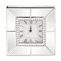 Howard Elliott Mirrored Table Clock 99175